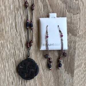 Necklace and earring set